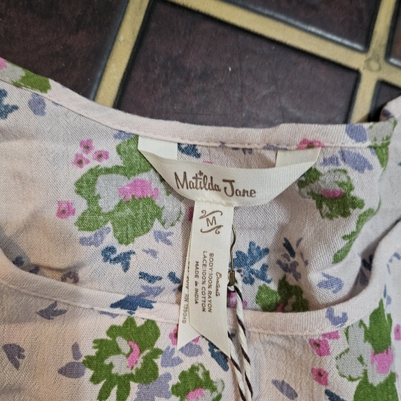 Matilda Jane Women's Let's Go Together Like a Lady Tunic Size Medium - Picture 8 of 9